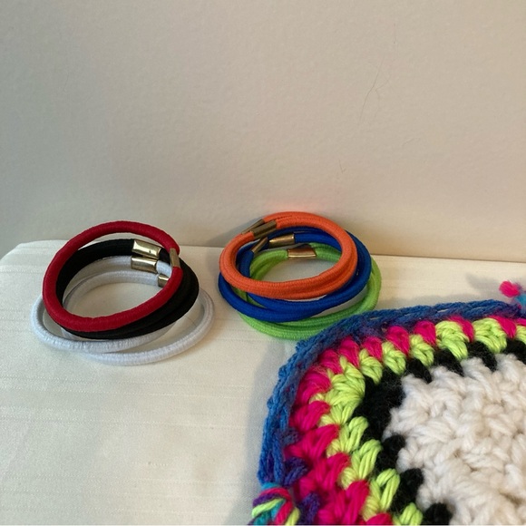 Girls Cute & Fun Bundle - Hand crocheted evil eye bag and accessories - Picture 3 of 5